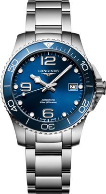 Longines L3.780.4.96.6 Hydroconquest Sunray Blue Dial on Bracelet
