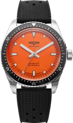 Vulcain 660170A67.BAR200 Skindiver Nautique Orange Dial