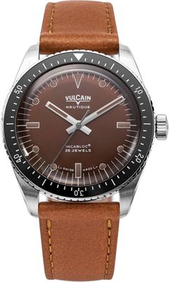 Vulcain 660170A47.BAC207 Skindiver Nautique Brown Dial
