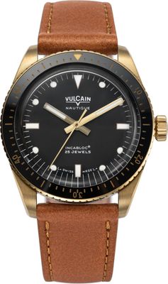 Vulcain 661170A07.BOC207 Skindiver Nautique Gold & Black