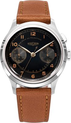 Vulcain 650167A08.BAC207 Monopusher Heritage Black