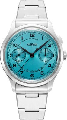 Vulcain 650167A38.BHM288 Monopusher Heritage Turquoise