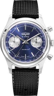 Vulcain 640109A30.BAR200 Chronograph 70's Blue