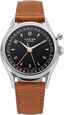 Vulcain 100269A06.BAC307 Cricket Tradition 36mm Black & Gold