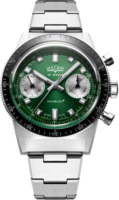 Vulcain 590176BK7.BHM286 Skindiver Chronograph Green
