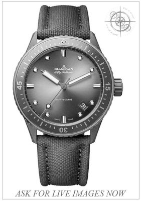 Blancpain 5000 0153 B52A Fifty Fathoms Bathyscaphe Automatic 43.6mm Green Dial