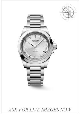 Longines L3.430.4.02.6 Conquest Sunray Green On Bracelet