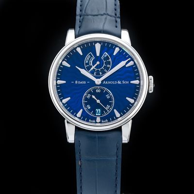 Arnold & Son 1EDAS.U01A.D1365 Eight-Day Royal Navy Blue Dial