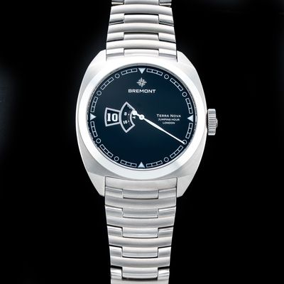 Bremont TN40-JH-SS-BK-B Terra Nova Jumping Hour On Bracelet