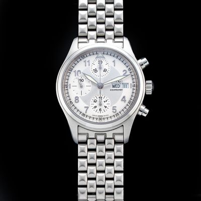 IWC IW370628 Pilot Chronograph White Dial