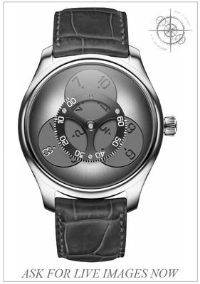 H. Moser & Cie. Endeavour Flying Hours Steel Limited Edition