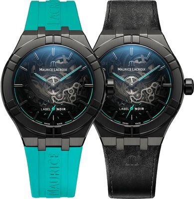 Maurice Lacroix AI6028-DLB0B-030-H Aikon Automatic Skeleton 45mm Label Noir