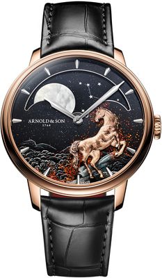 Arnold & Son 1GLBR.Z11A.C1293A Perpetual Moon 41.5 Red Gold Year Of The Horse