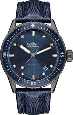 Blancpain Fifty Fathoms Bathyscape Gray Plasma Ceramic 5000 0240 O52A