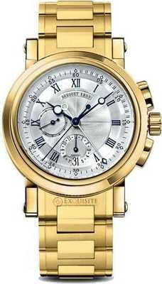 Breguet Marine 5827BA/12/AM0 White Dial Yellow Gold Case