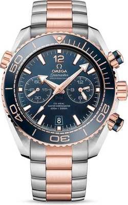 Planet Ocean 600M Omega Co-Axial Master Chronometer Chronograph 45.5M on Bracelet 215.20.46.51.03.001