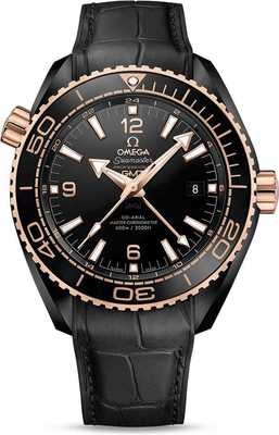 Planet Ocean 600M Omega Co-Axial Master Chronometer GMT 45.5mm Deep Black 215.63.46.22.01.001