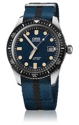 Oris Divers Sixty-Five Nato Strap Blue 01 733 7720 4055-07 5 21 28FC