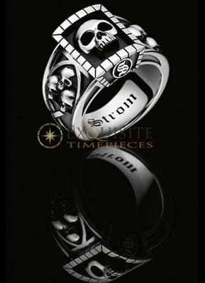 Strom Agonium Ring 'Chevaliere'