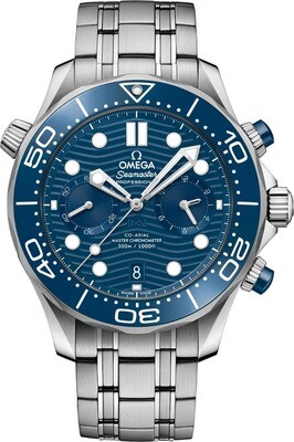 Omega Seamaster Diver 300m Master Chronometer Chronograph 44mm Blue Dial 210.30.44.51.03.001