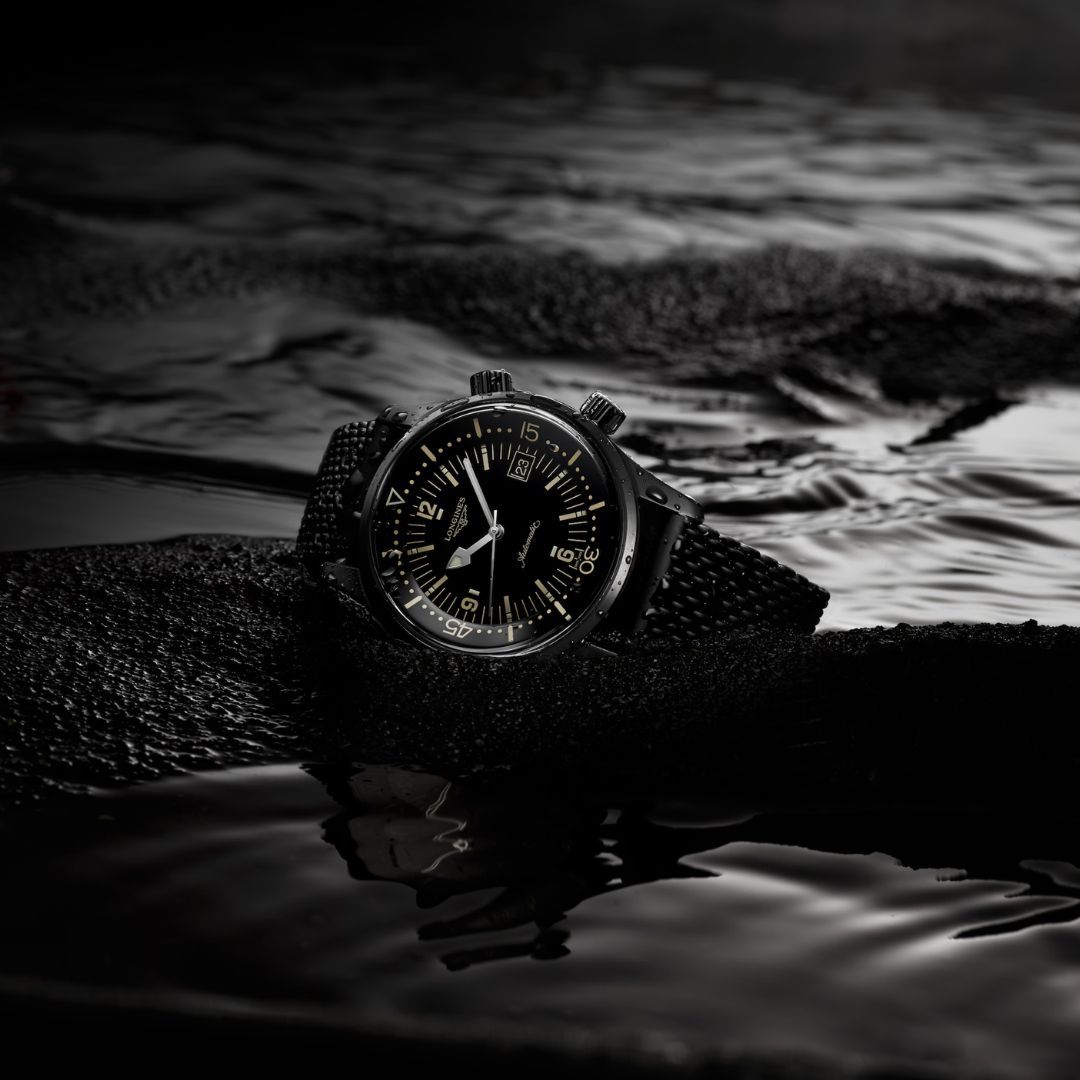 Longines Legend Diver 42mm PVD Automatic L3.774.2.50.9 - Exquisite