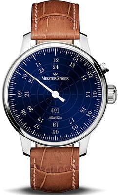 MeisterSinger Bell Hora Blue Dial