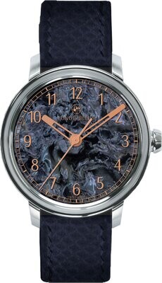Lundis Bleus Contemporaines Dark Blue Pietersite Arabic Numerals