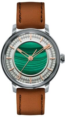 Lundis Bleus Malachite Silver