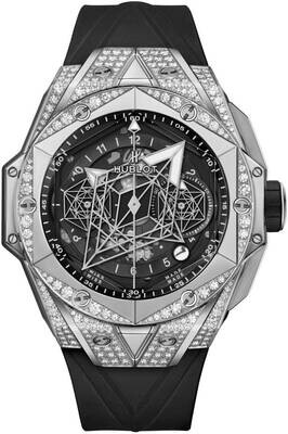 Hublot Big Bang Sang Blue II Titanium Pave 45mm 418.NX.1107.RX.1604.MXM20
