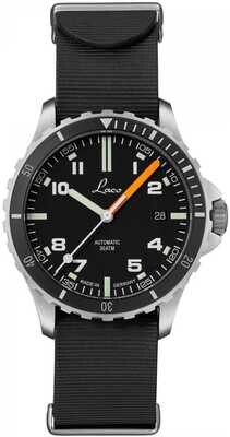 Laco Squad Himalaya 39 on Black Rubber Strap