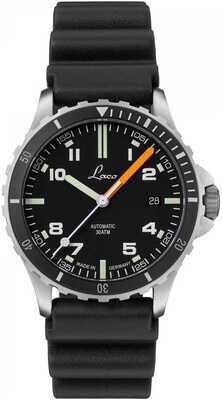 Laco Squad Himalaya 39 on Black Rubber Strap