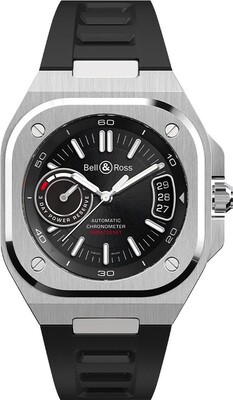 Bell & Ross BR-X5 Black on Rubber Strap BRX5R-BL-ST/SRB