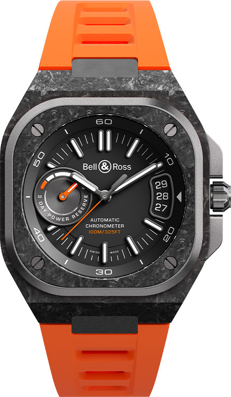 Bell and Ross BR-X5 Carbon Orange - Exquisite Timepieces