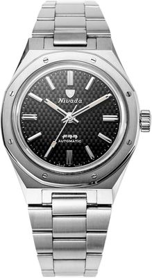Nivada Grenchen F77 Black Dial