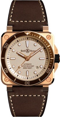 Bell & Ross BR0392-D-WH-BR/SCA Diver White Bronze Limited Edition