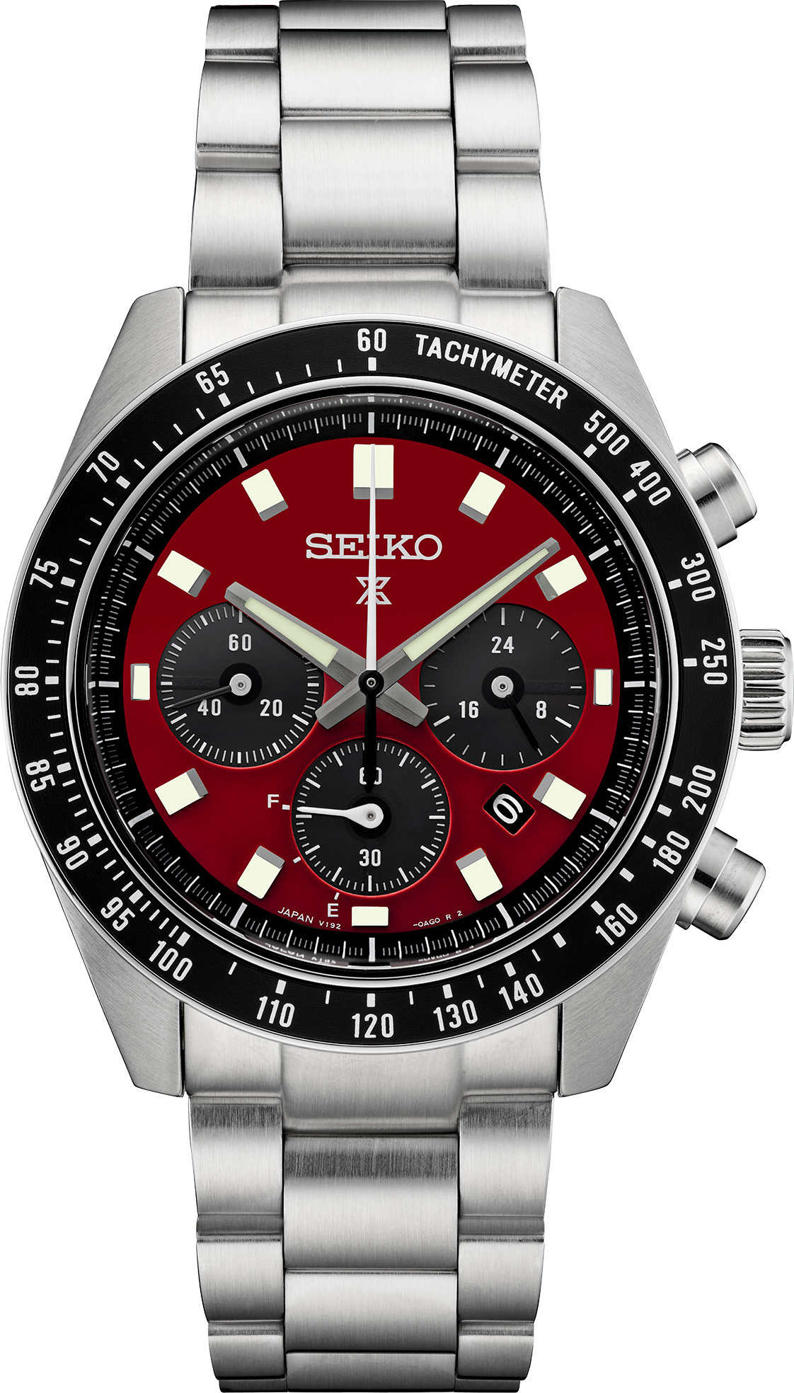 Seiko Prospex SSC927 Speedtimer Solar Chronograph Red Dial