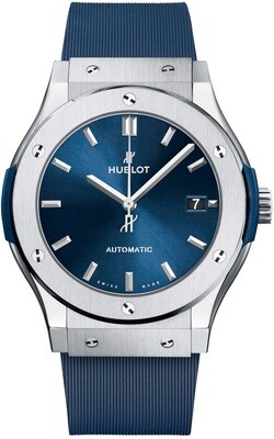 Hublot 511.NX.7170.RX Classic Fusion Titanium Blue 45mm