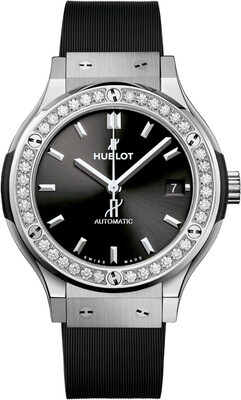 Hublot 565.NX.1470.RX.1204 Classic Fusion Titanium Diamonds 38mm