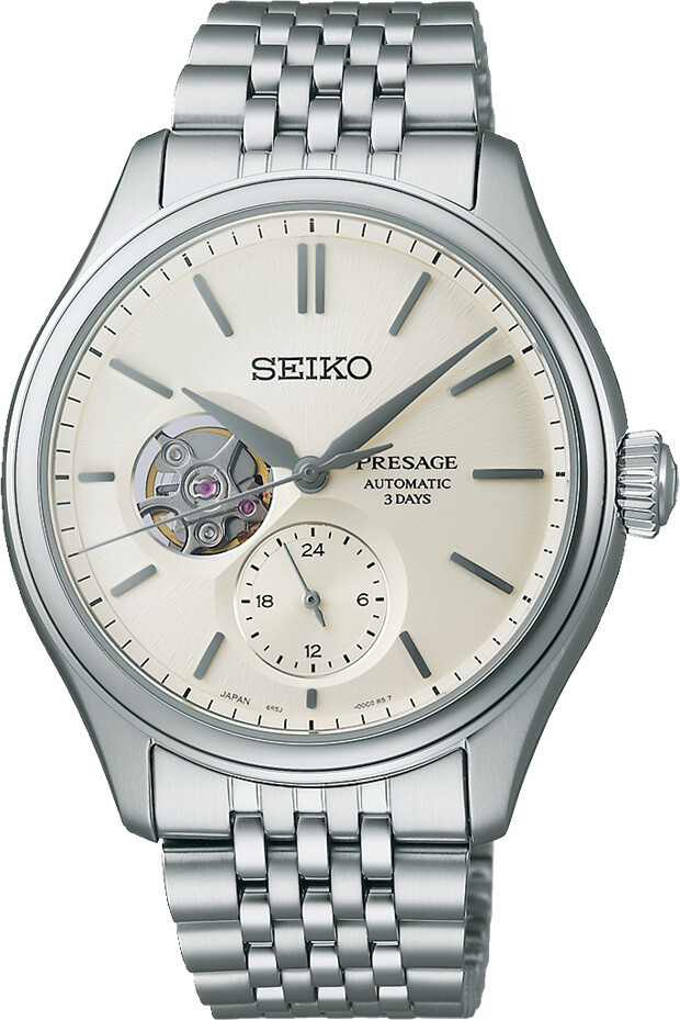 Seiko SPB469 Presage Classic Semi-Skeleton Shiroiro - Exquisite