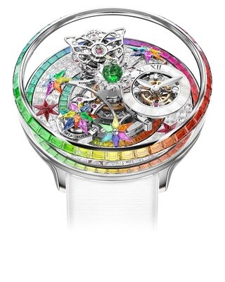 Jacob & Co. Fleurs De Jardin Rainbow and White Gold on Strap