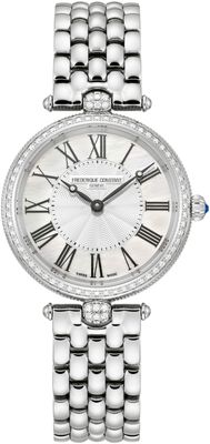 Frederique Constant FC-200MPW2ARD6B Classics Art Deco Round Ladies White Dial