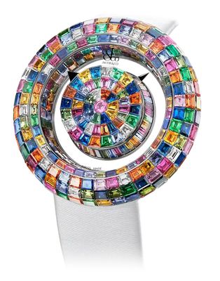 Jacob & Co. Brilliant Mystery Arlequino White Gold on Strap 44mm