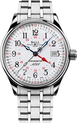 Ball NM3888D-S5CJ-WH Trainmaster Standard Time GMT (40mm)