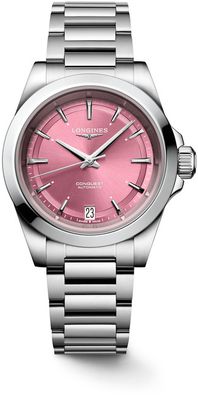 Longines L3.430.4.99.6 Conquest Sunray Pink on Bracelet
