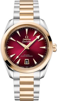Omega 220.20.38.20.10.002 Seamaster Aqua Terra 150M Moonshine Gold on Bracelet