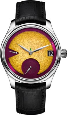 H. Moser & Cie. x Studio Underd0g 1800-1200 03PFB Endeavour Perpetual Calendar "Passion Fruit" SET