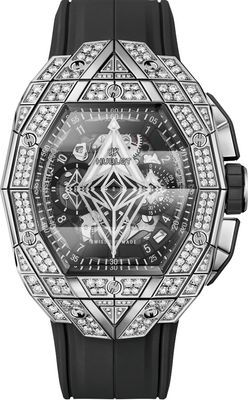 Hublot 648.NX.0107.RX.1604.MXM23 Spirit of Big Bang Sang Bleu Titanium Pavé 42mm