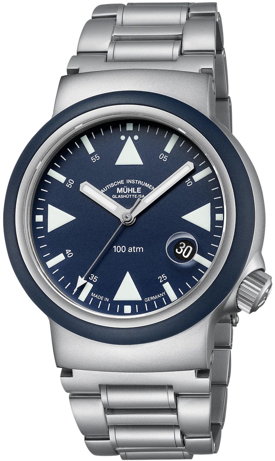 Mühle Glashütte M1-41-02-Mb-Ii S.a.r Rescue Timer Nautical Blue On