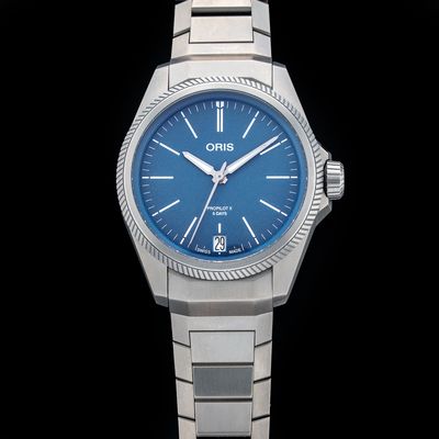 Oris 01 400 7778 7155 Big Crown ProPilot X Calibre 400 Blue Dial