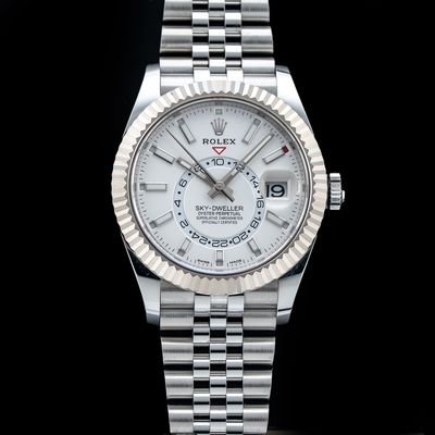 Rolex 326934 SkyDweller White Dial